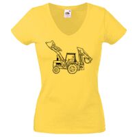 Lady-fit Valueweight V-Neck T-Shirt Thumbnail