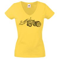 Lady-fit Valueweight V-Neck T-Shirt Thumbnail