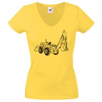 Lady-fit Valueweight V-Neck T-Shirt Thumbnail