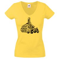 Lady-fit Valueweight V-Neck T-Shirt Thumbnail
