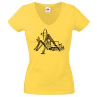 Lady-fit Valueweight V-Neck T-Shirt Thumbnail