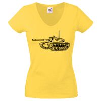 Lady-fit Valueweight V-Neck T-Shirt Thumbnail