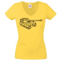 Lady-fit Valueweight V-Neck T-Shirt Thumbnail