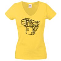 Lady-fit Valueweight V-Neck T-Shirt Thumbnail