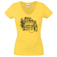 Lady-fit Valueweight V-Neck T-Shirt Thumbnail