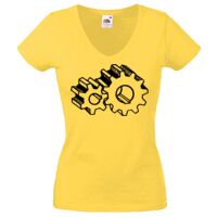 Lady-fit Valueweight V-Neck T-Shirt Thumbnail