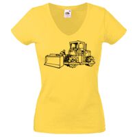 Lady-fit Valueweight V-Neck T-Shirt Thumbnail