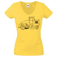 Lady-fit Valueweight V-Neck T-Shirt Thumbnail