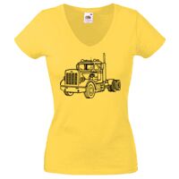 Lady-fit Valueweight V-Neck T-Shirt Thumbnail