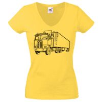 Lady-fit Valueweight V-Neck T-Shirt Thumbnail