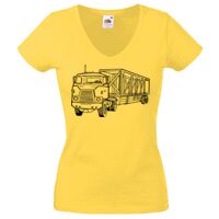 Lady-fit Valueweight V-Neck T-Shirt Thumbnail