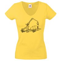 Lady-fit Valueweight V-Neck T-Shirt Thumbnail