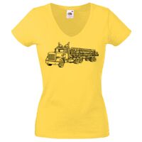 Lady-fit Valueweight V-Neck T-Shirt Thumbnail