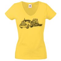 Lady-fit Valueweight V-Neck T-Shirt Thumbnail
