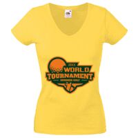 Lady-fit Valueweight V-Neck T-Shirt Thumbnail