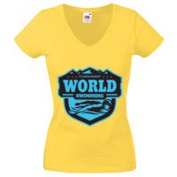 Lady-fit Valueweight V-Neck T-Shirt Thumbnail