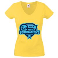 Lady-fit Valueweight V-Neck T-Shirt Thumbnail