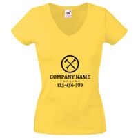 Lady-fit Valueweight V-Neck T-Shirt Thumbnail