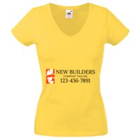 Lady-fit Valueweight V-Neck T-Shirt Thumbnail