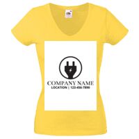 Lady-fit Valueweight V-Neck T-Shirt Thumbnail