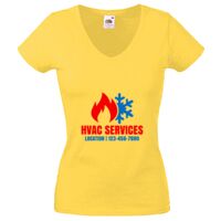 Lady-fit Valueweight V-Neck T-Shirt Thumbnail