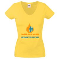 Lady-fit Valueweight V-Neck T-Shirt Thumbnail
