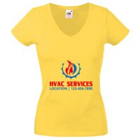 Lady-fit Valueweight V-Neck T-Shirt Thumbnail