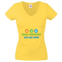 Lady-fit Valueweight V-Neck T-Shirt Thumbnail