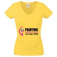 Lady-fit Valueweight V-Neck T-Shirt Thumbnail