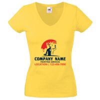 Lady-fit Valueweight V-Neck T-Shirt Thumbnail