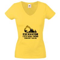 Lady-fit Valueweight V-Neck T-Shirt Thumbnail