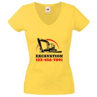 Lady-fit Valueweight V-Neck T-Shirt Thumbnail