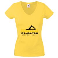 Lady-fit Valueweight V-Neck T-Shirt Thumbnail