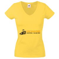 Lady-fit Valueweight V-Neck T-Shirt Thumbnail