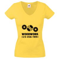 Lady-fit Valueweight V-Neck T-Shirt Thumbnail