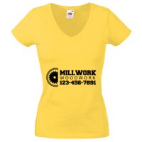 Lady-fit Valueweight V-Neck T-Shirt Thumbnail