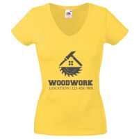 Lady-fit Valueweight V-Neck T-Shirt Thumbnail