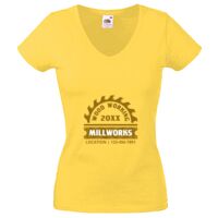 Lady-fit Valueweight V-Neck T-Shirt Thumbnail