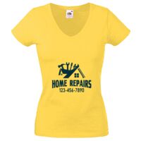 Lady-fit Valueweight V-Neck T-Shirt Thumbnail