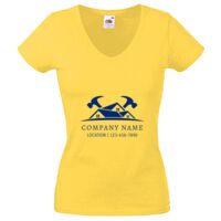 Lady-fit Valueweight V-Neck T-Shirt Thumbnail