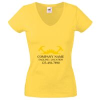 Lady-fit Valueweight V-Neck T-Shirt Thumbnail