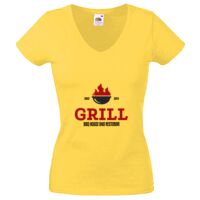 Lady-fit Valueweight V-Neck T-Shirt Thumbnail