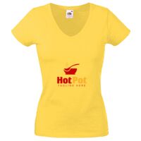 Lady-fit Valueweight V-Neck T-Shirt Thumbnail