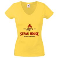 Lady-fit Valueweight V-Neck T-Shirt Thumbnail