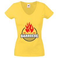 Lady-fit Valueweight V-Neck T-Shirt Thumbnail