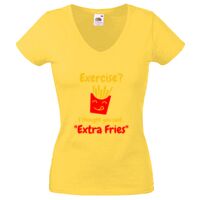 Lady-fit Valueweight V-Neck T-Shirt Thumbnail