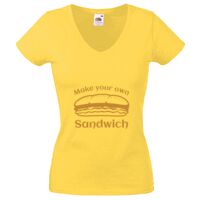 Lady-fit Valueweight V-Neck T-Shirt Thumbnail