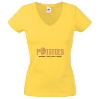 Lady-fit Valueweight V-Neck T-Shirt Thumbnail