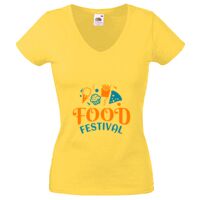 Lady-fit Valueweight V-Neck T-Shirt Thumbnail
