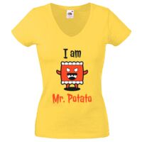 Lady-fit Valueweight V-Neck T-Shirt Thumbnail